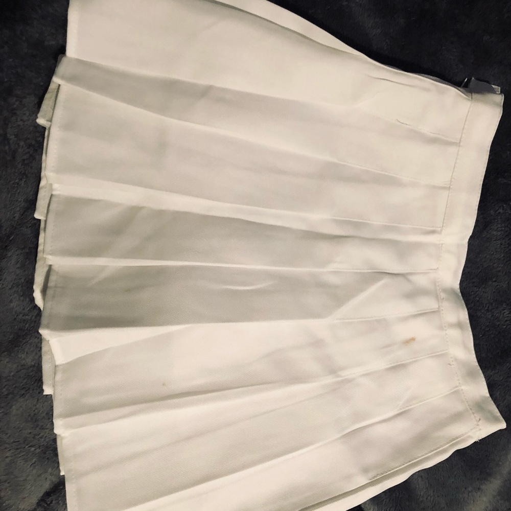 White skirt